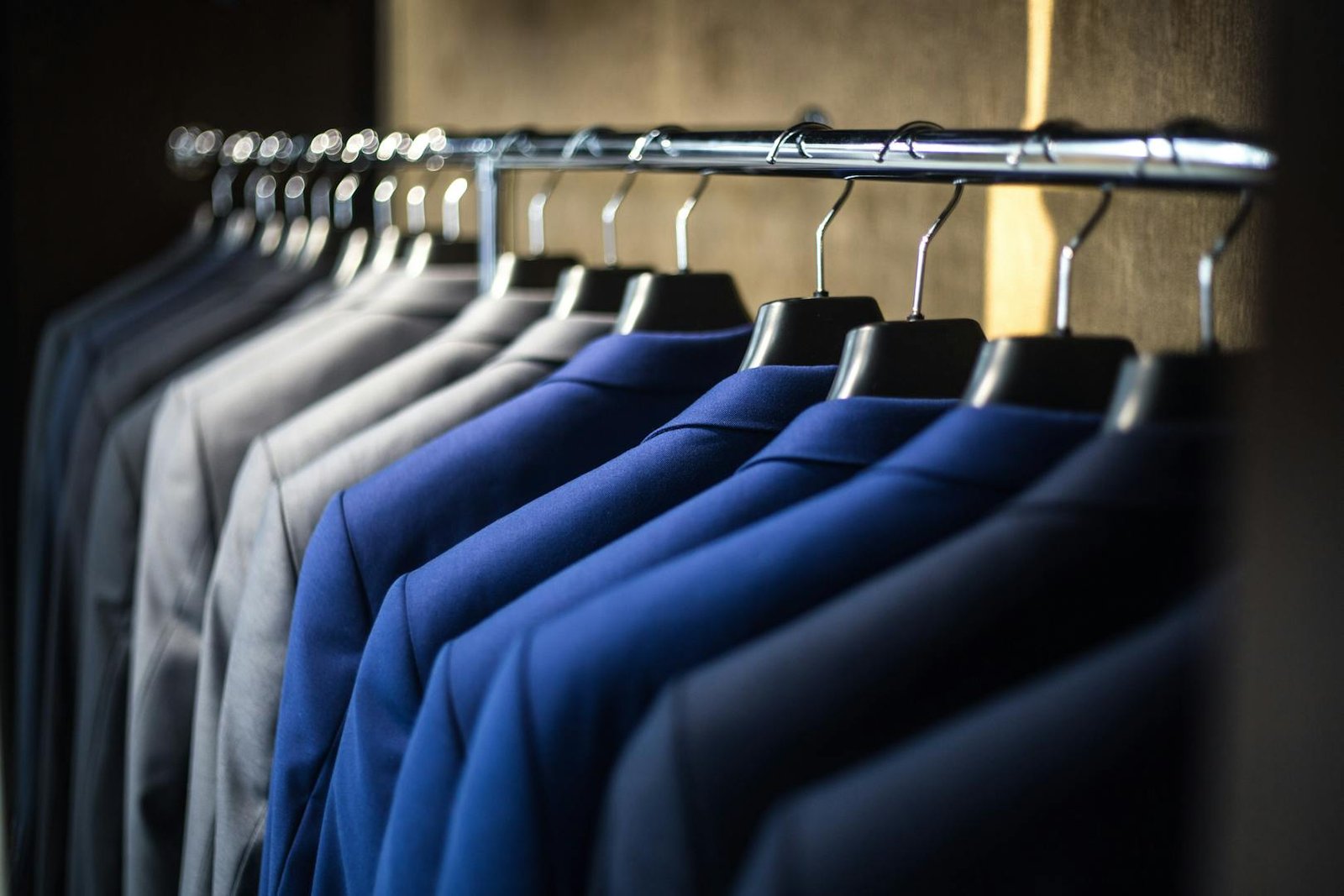 Expert inspection of dry-cleaned suits